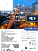 ISTAfrica2010 CallForPapers