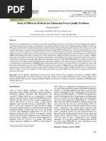 Study of Different Methods For Enhancing Power Quality P Roblems