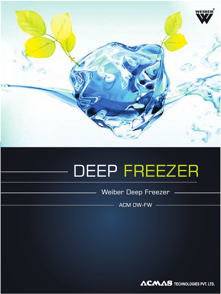 Weiber Deep Freezer Product Overview | PDF | Home & Garden | Computers