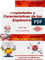 1. Propiedades y Características de Los Explosivos