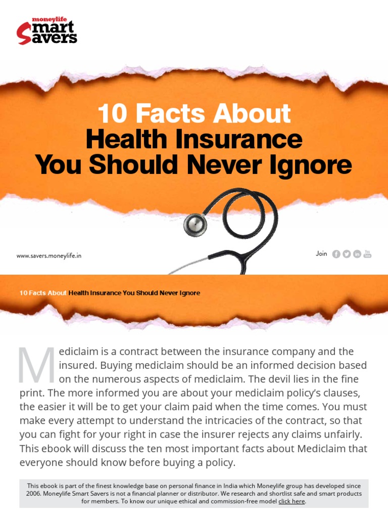 10 Facts About Health Insurance You Should Never Ignore | Insurance