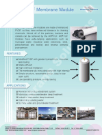 PVDF FUF UF Membrane Module For Industrial Purpose