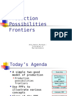 Production Possibilities Frontiers: Antu Panini Murshid - Principles of Macroeconomics