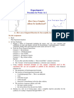 Experiment 4: How Can A Complex Alkene Be Synthesized?