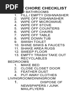 Daily Routine Cleaning