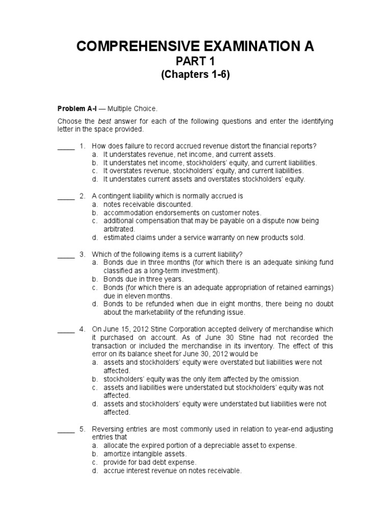 Accounting 121 exam 1 picture