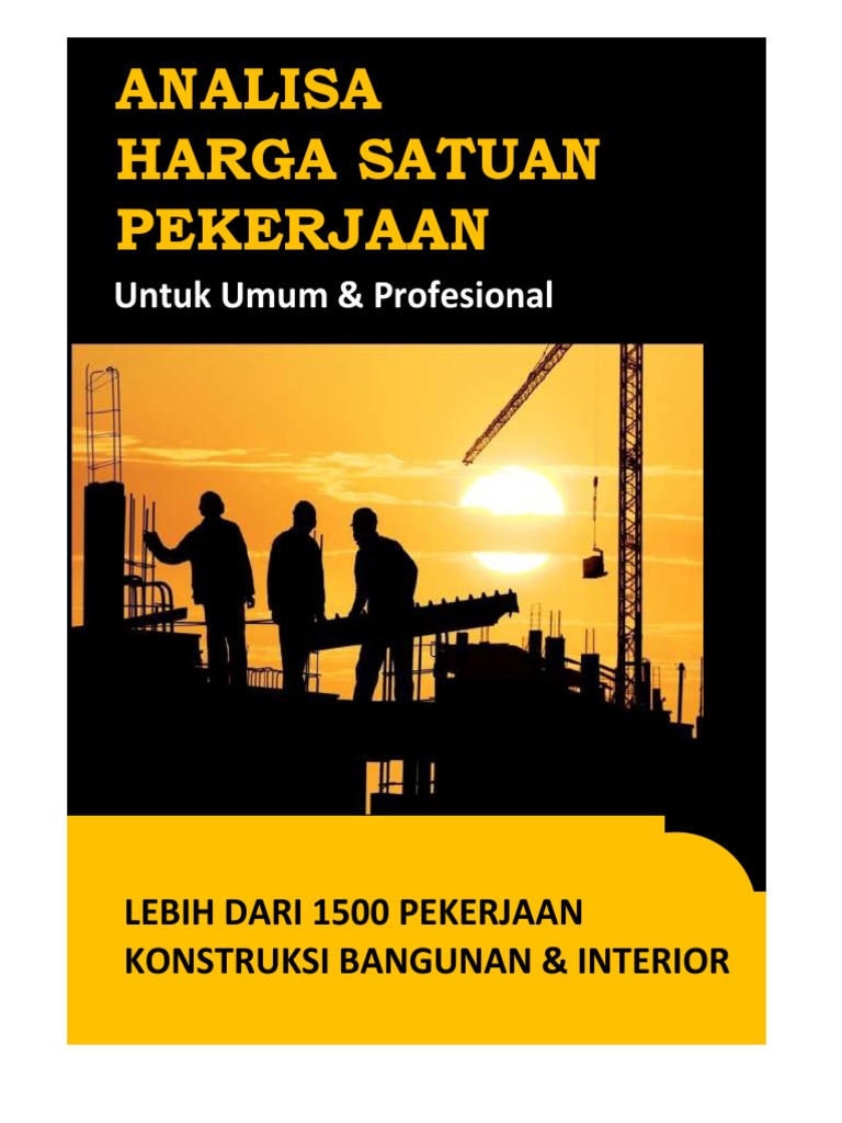  Analisa  Harga Satuan Pekerjaan Pasangan Batu Alam Info 