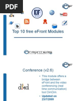 Top 10 eFront Modules