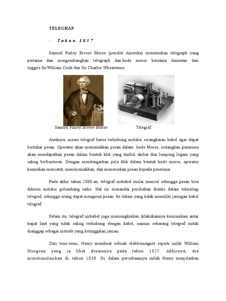 Telegraf | PDF | Sains & Matematika