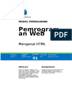Modul Pemrograman Web (TM1)