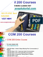 COM 200 Academic Success/snaptutorial