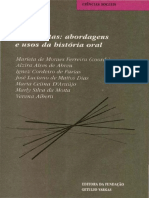 Entre Vistas Abordagens e Usos Da Historia Oral PDF