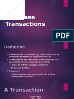 Database Transactions