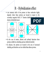 1H-NMR Hybridization Effect
