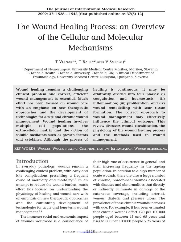 Wound Healing Journal of International Medical Research-2009-Velnar ...