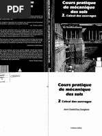 Cours Pratique de Mecanique Des Sols 2 Calcul Des Ouvrages PDF | PDF