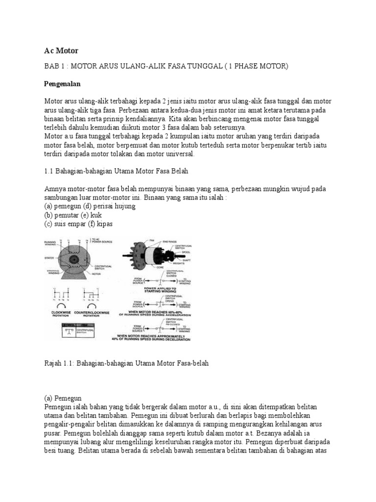 Ac Motor | PDF