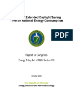 Impact of Extended Daylight Saving Time (DOE) - 2008