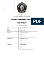 SOP Translate Ijazah Dan Transkrip UB PDF