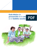 Prevención violencia escolar