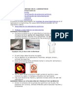 Normas de Seguridad en El Laboratorio