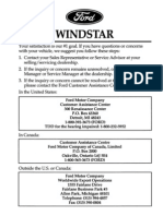 98 Windstar Manual