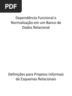 Dependência Funcional e Normalização em Um Banco de