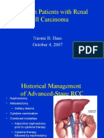 Nexavar in Patients With Renal Cell Carcinoma: Naomi B. Haas October 4, 2007