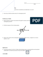 Math 7 Unit 5: Geometry Date Sample Study Guide Knowledge and Understanding