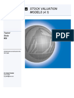 Finance - Prudential Financial Research - Stock Valuation Models