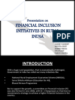Financial Inclusion in Rural India - An Initiative