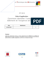 Fiche Application Usage Batiment PDF
