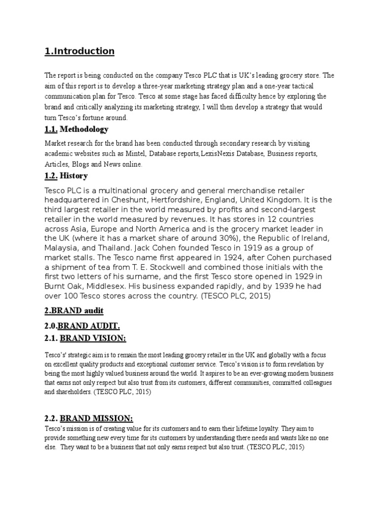 Tesco operations management case study picture
