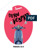 Vespa Primavera Brochure