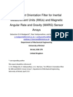 A Efficient Orientation Filter For IMUs and MARG Sensor Arrays