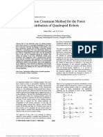 A Friction Constraint Method For The Force Distribution of Quadruped Robots