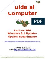 Guida al computer - Lezione 166 - Windows 8.1 Update– Opzioni spegnimento