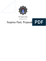 The Surprise Party Proposal