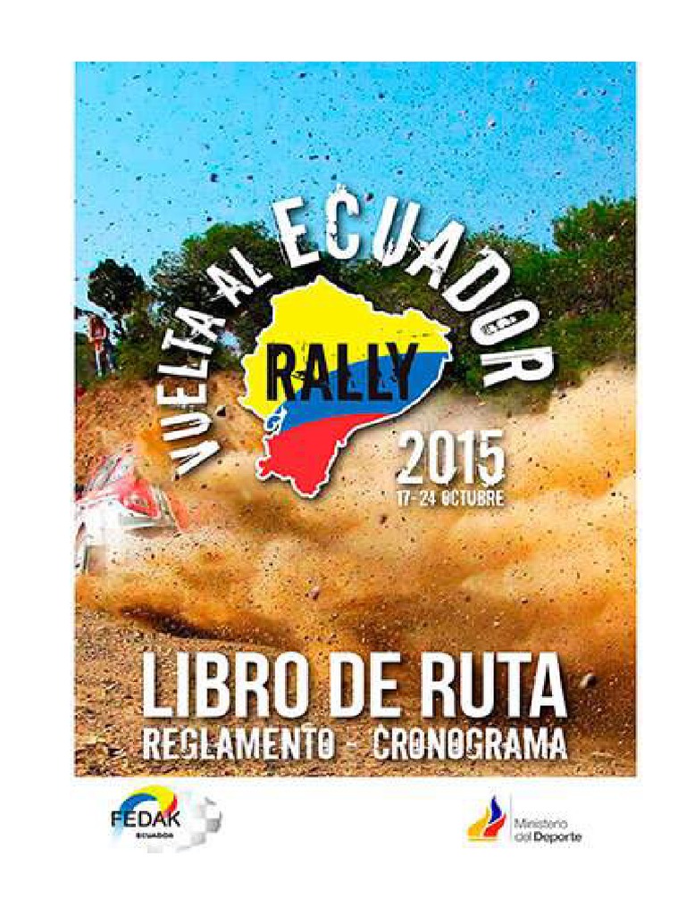 Libro de Ruta Completo | PDF | Ecuador | Carrera de autos