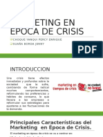 Marketing en Epoca de Crisis