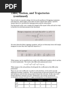 Aerial Robotics Lecture 3B_2 Time, Motion, And Trajectories (Continued)