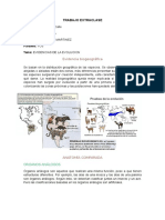 evidencia biogeográfica