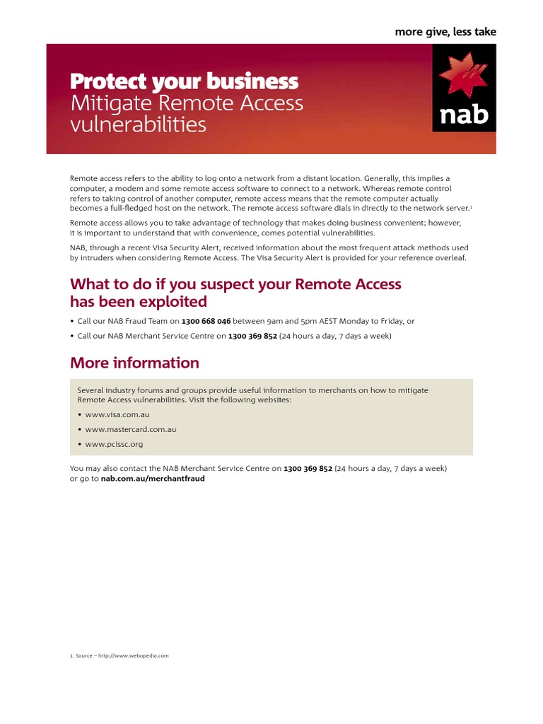 Remote Access Vulnerabilities | PDF | Point Of Sale | Computer Security