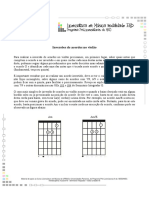 Inversões de acordes no violão