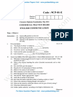 1st SEM English Communication - May 2012 PDF