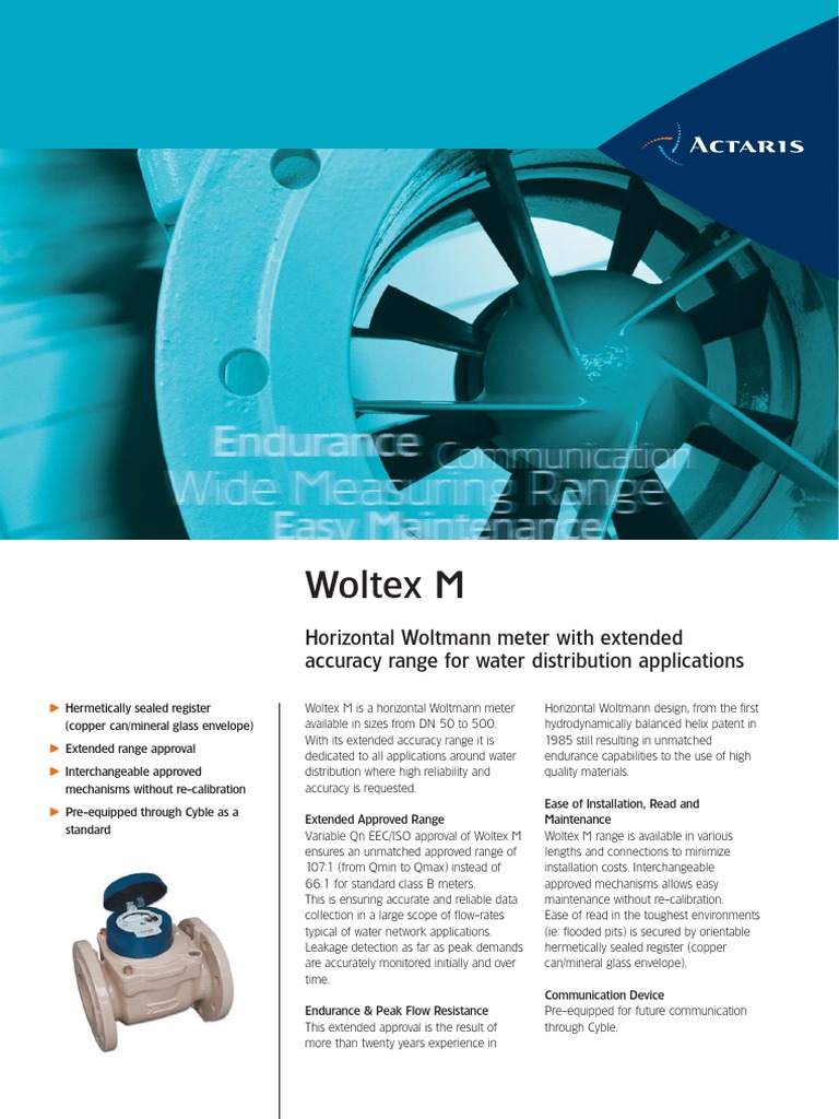 Water Meter Actaris | Radio Frequency | Propeller