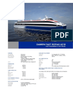 Fast Passenger & Car Ferry Specs