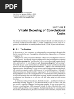 Viterbi Decoding of Convolutional Codes: Ecture