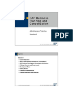 SAP BPC - Administrator Training