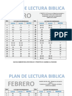 Plan de Lectura Biblica 2015